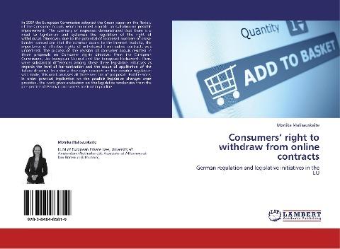 Consumers' right to withdraw from online contracts