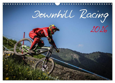 Downhill Racing 2026 (Wandkalender 2026 DIN A3 quer), CALVENDO Monatskalender