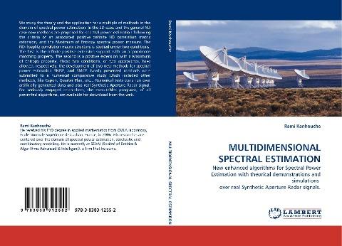 MULTIDIMENSIONAL SPECTRAL ESTIMATION