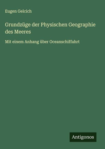 Grundzüge der Physischen Geographie des Meeres