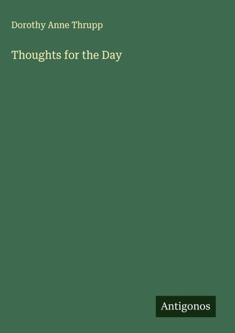 Thoughts for the Day