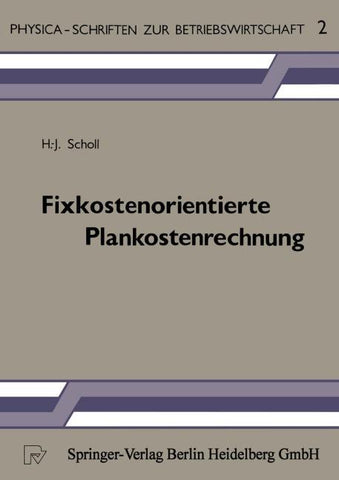 Fixkostenorientierte Plankostenrechnung