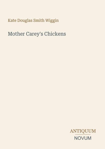 Mother Carey's Chickens
