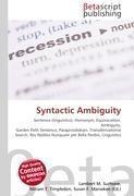 Syntactic Ambiguity