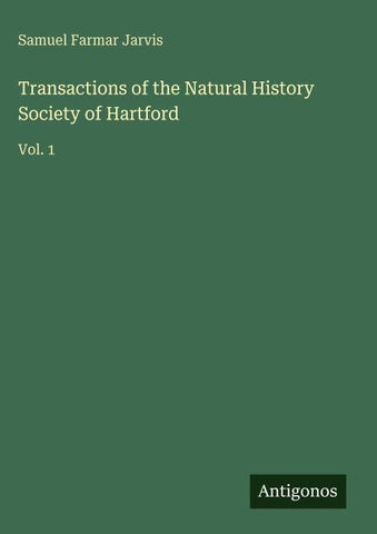 Transactions of the Natural History Society of Hartford