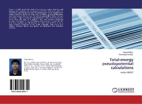Total-energy pseudopotential calculations