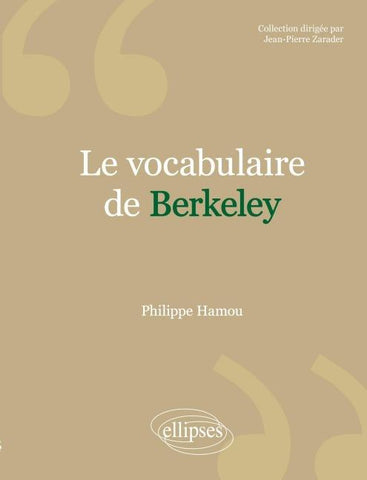 vocabulaire de Berkeley (Le)