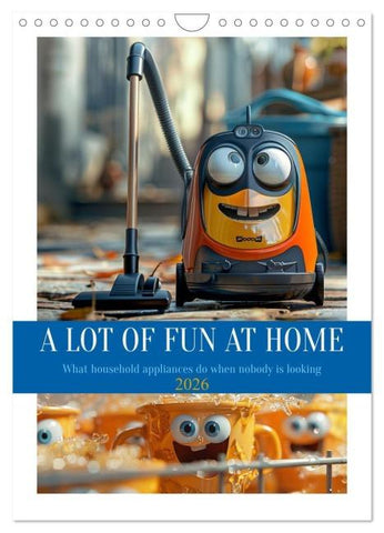 A Lot of Fun at home (Wall Calendar 2026 DIN A4 portrait), CALVENDO 12 Month Wall Calendar