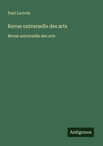 Revue universelle des arts