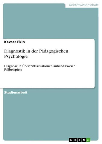 Diagnostik in der Pädagogischen Psychologie