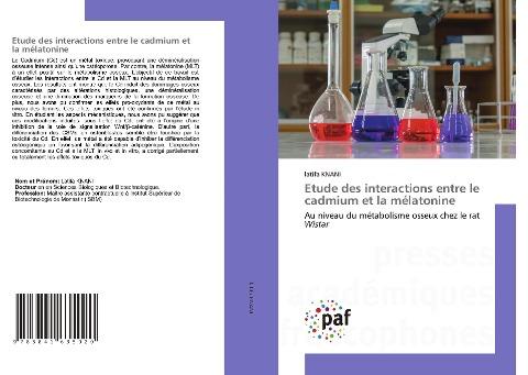 Etude des interactions entre le cadmium et la mélatonine