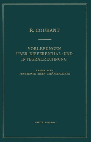 Vorlesungen Über Differential- und Integralrechnung