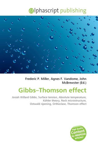 Gibbs-Thomson effect