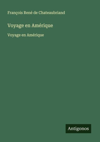 Voyage en Amérique