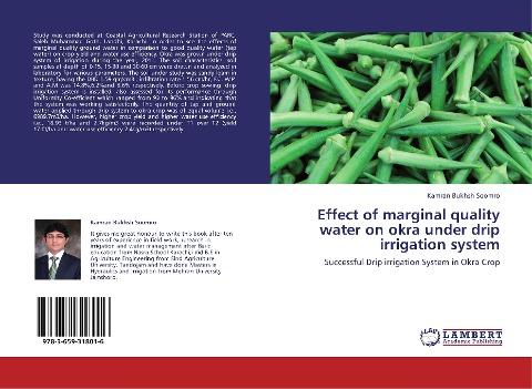 Effect of marginal quality water on okra under drip irrigation system