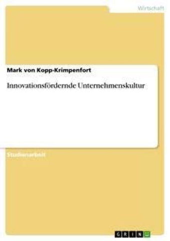 Innovationsfördernde Unternehmenskultur