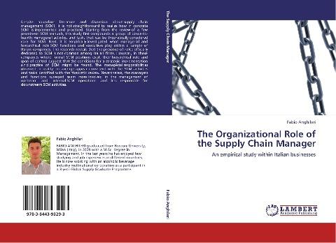 The Organizational Role of the Supply Chain Manager