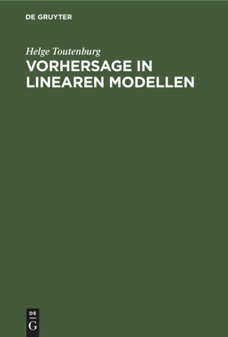 Vorhersage in linearen Modellen