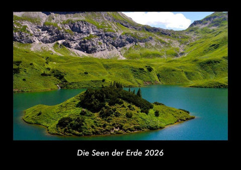Die Seen der Erde 2026 Fotokalender DIN A3