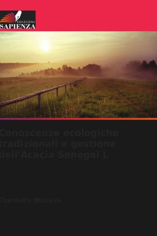 Conoscenze ecologiche tradizionali e gestione dell'Acacia Senegal L