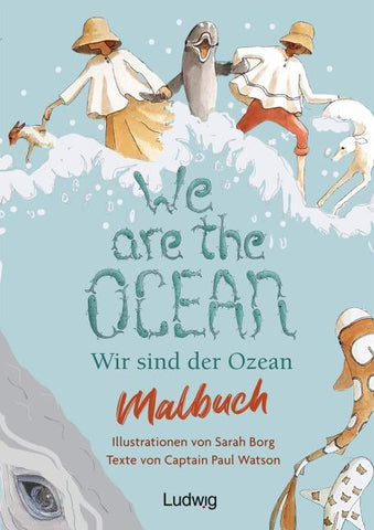 We are the Ocean – Wir sind der Ozean – Malbuch für Kinder