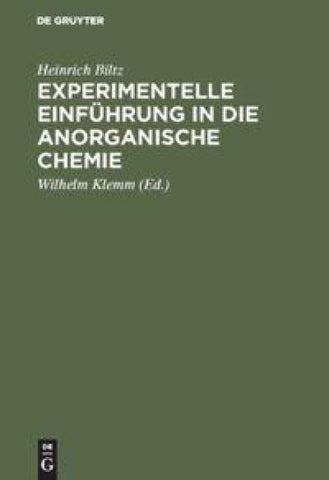 Experimentelle Einführung in die anorganische Chemie