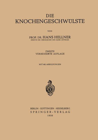 Die Knochengeschwülste
