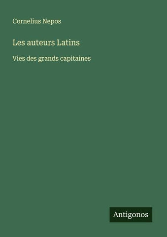 Les auteurs Latins