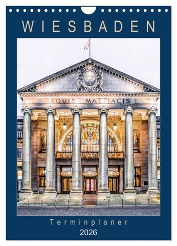 Wiesbaden Terminplaner (Wandkalender 2026 DIN A4 hoch), CALVENDO Monatskalender