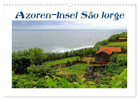 Azoren-Insel Sao Jorge – traumhafte Fajas auf dem grünsten Eiland Portugals (Wandkalender 2026 DIN A3 quer), CALVENDO Monatskalender