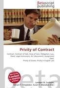 Privity of Contract