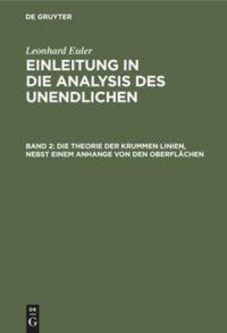 Die Theorie der krummen Linien, nebst einem Anhange von den Oberflächen