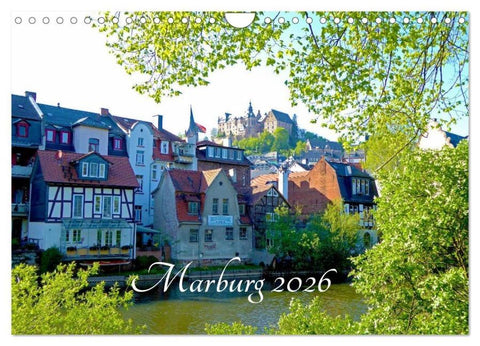 Marburg 2026 (Wandkalender 2026 DIN A4 quer), CALVENDO Monatskalender