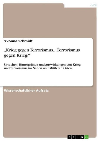 "Krieg gegen Terrorismus... Terrorismus gegen Krieg?"