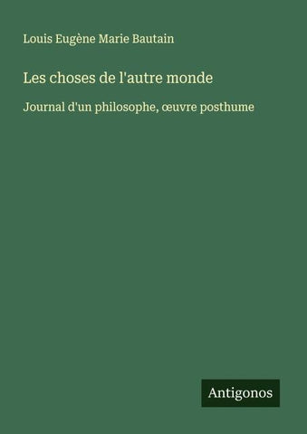 Les choses de l'autre monde