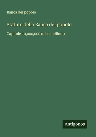 Statuto della Banca del popolo