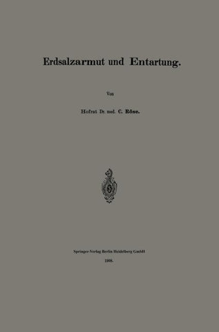 Erdsalzarmut und Entartung