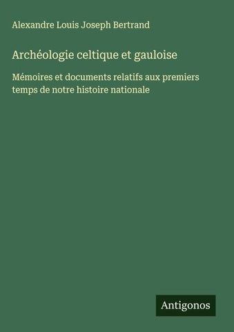 Archéologie celtique et gauloise