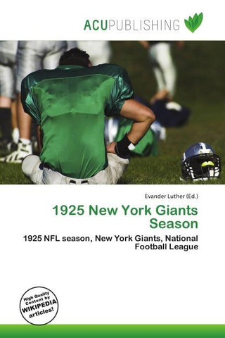 1925 New York Giants Season