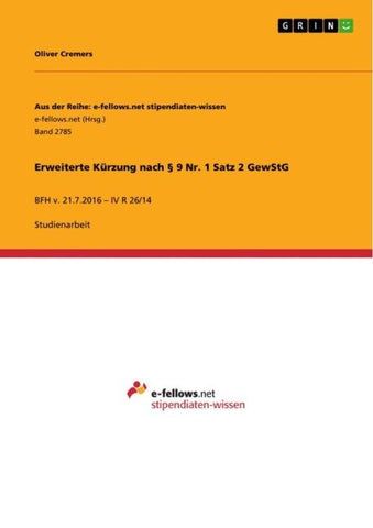 Erweiterte Kürzung nach § 9 Nr. 1 Satz 2 GewStG