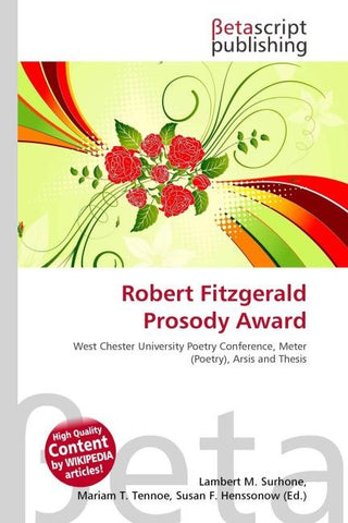 Robert Fitzgerald Prosody Award