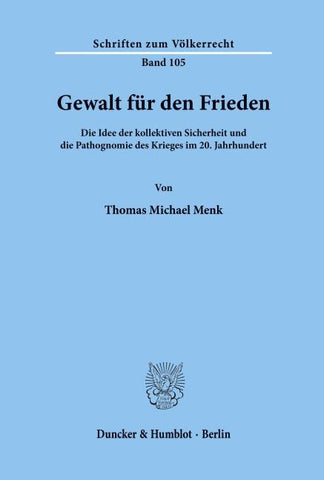 Gewalt für den Frieden.