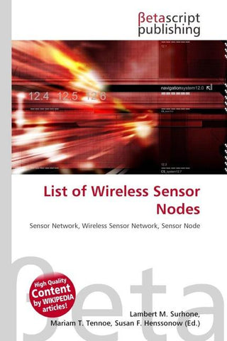 List of Wireless Sensor Nodes