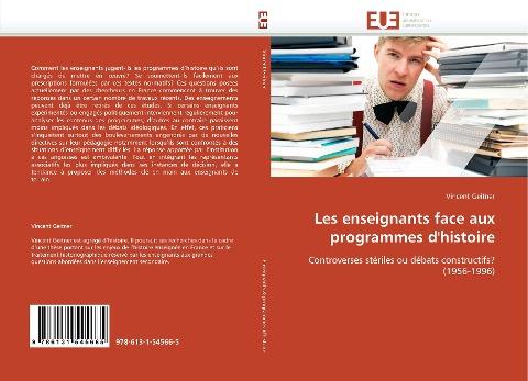Les enseignants face aux programmes d'histoire