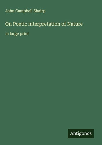 On Poetic interpretation of Nature