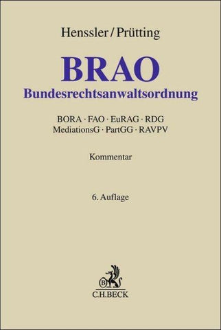 Bundesrechtsanwaltsordnung. BRAO