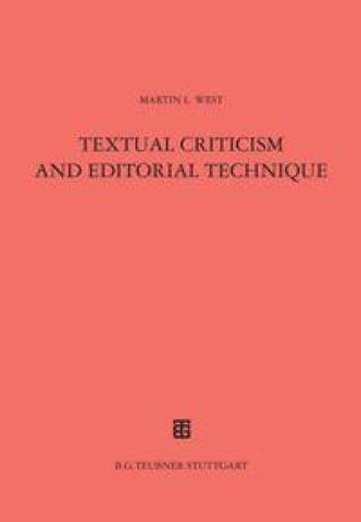 Textual Criticism and Editorial Technique