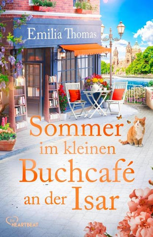 Sommer im kleinen Buchcafé an der Isar
