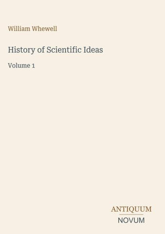 History of Scientific Ideas