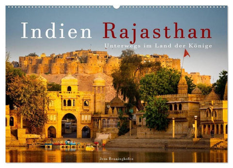 Indien Rajasthan: Unterwegs im Land der Könige (Wandkalender 2026 DIN A2 quer), CALVENDO Monatskalender